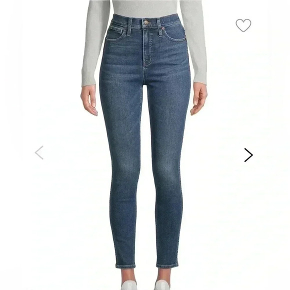 Madewell skinny fit  ankle medium wash skinny denim jean 24 - Picture 1 of 5